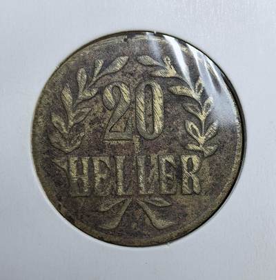外国优质老铜币银币苏联纪念章，每周六晚九点倒数截拍，满百包邮可寄存，持续收拍 - 德属东非1916 年20 赫勒应急黄铜币。一战爆发后，德国本土与殖民地的海上贸易被切断，殖民政府在塔波拉（T）利用缴获的军舰铜材，临时铸造此币以维持殖民统治与军费开支。