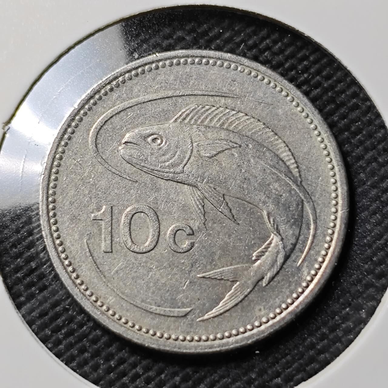 KK钱币收藏小铺   第401期 2月预留时间 周末发货  1995马耳他10分