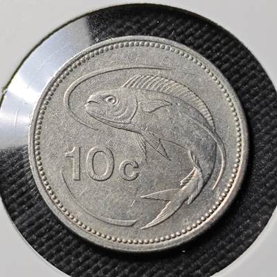 KK钱币收藏小铺   第401期 2月预留时间 周末发货 -  1995马耳他10分