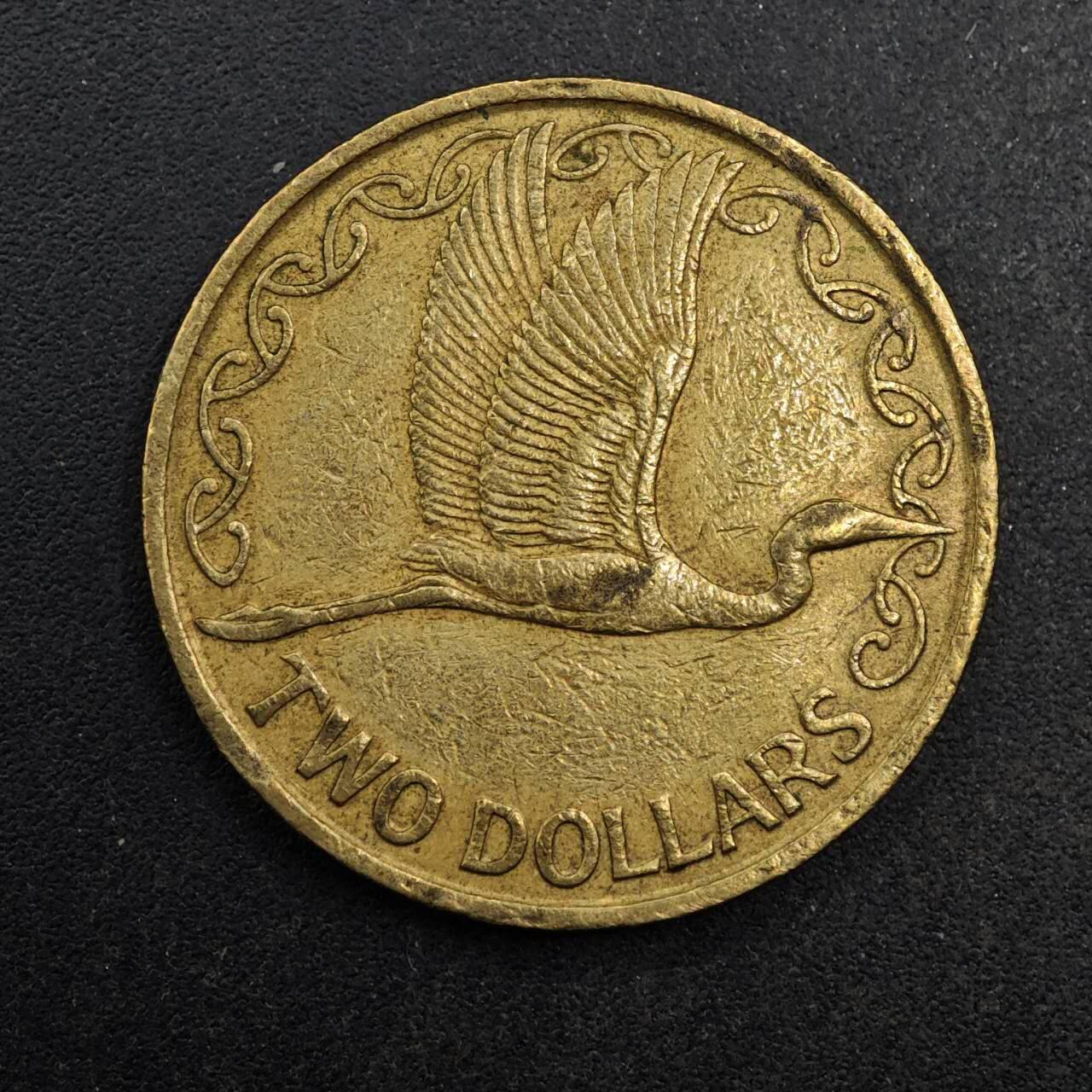 【淘币小摊】实时拍第八百七十七拍   散币场    每周一统一发货 新西兰1990年2元铜币