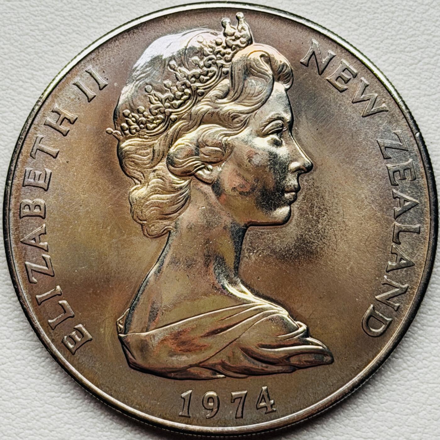 ＜星葵🌻钱币社＞硬币场·第71期·3月10日发货 新西兰1974年英联邦运动会盒装1元克朗型纪念币