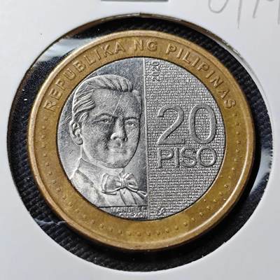 KK钱币收藏小铺   第401期 2月预留时间 周末发货 -  菲律宾20比索双色币