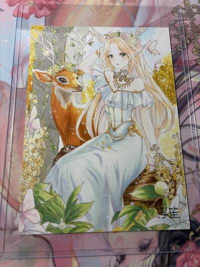 麦趣喜第三场 手绘专场 (3月13号周五晚上23点截拍，专注买家市场，福利拉满)  - 浮笙工作室 B6大小动漫手绘 带硬壳保护夹 125MM*176MM