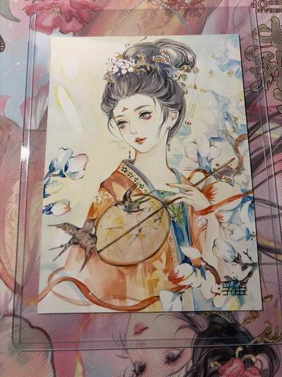 麦趣喜第三场 手绘专场 (3月13号周五晚上23点截拍，专注买家市场，福利拉满)  - 浮笙工作室 B6大小动漫手绘 带硬壳保护夹 125MM*176MM