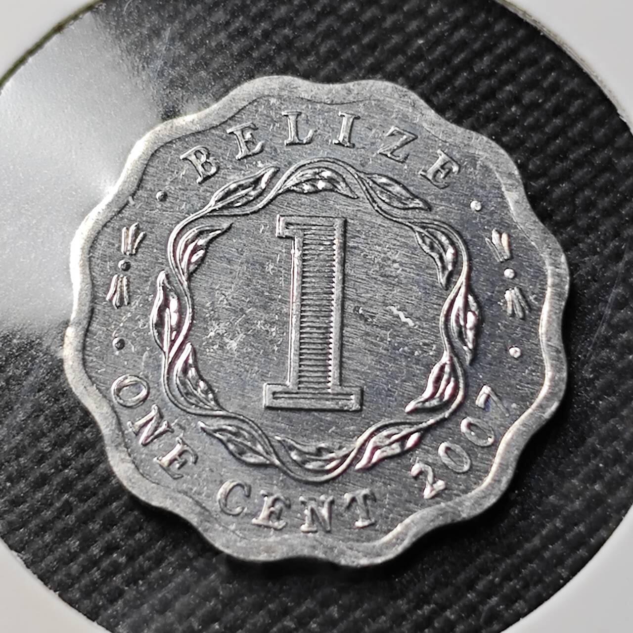 KK钱币收藏小铺   第401期 2月预留时间 周末发货  伯利兹1分