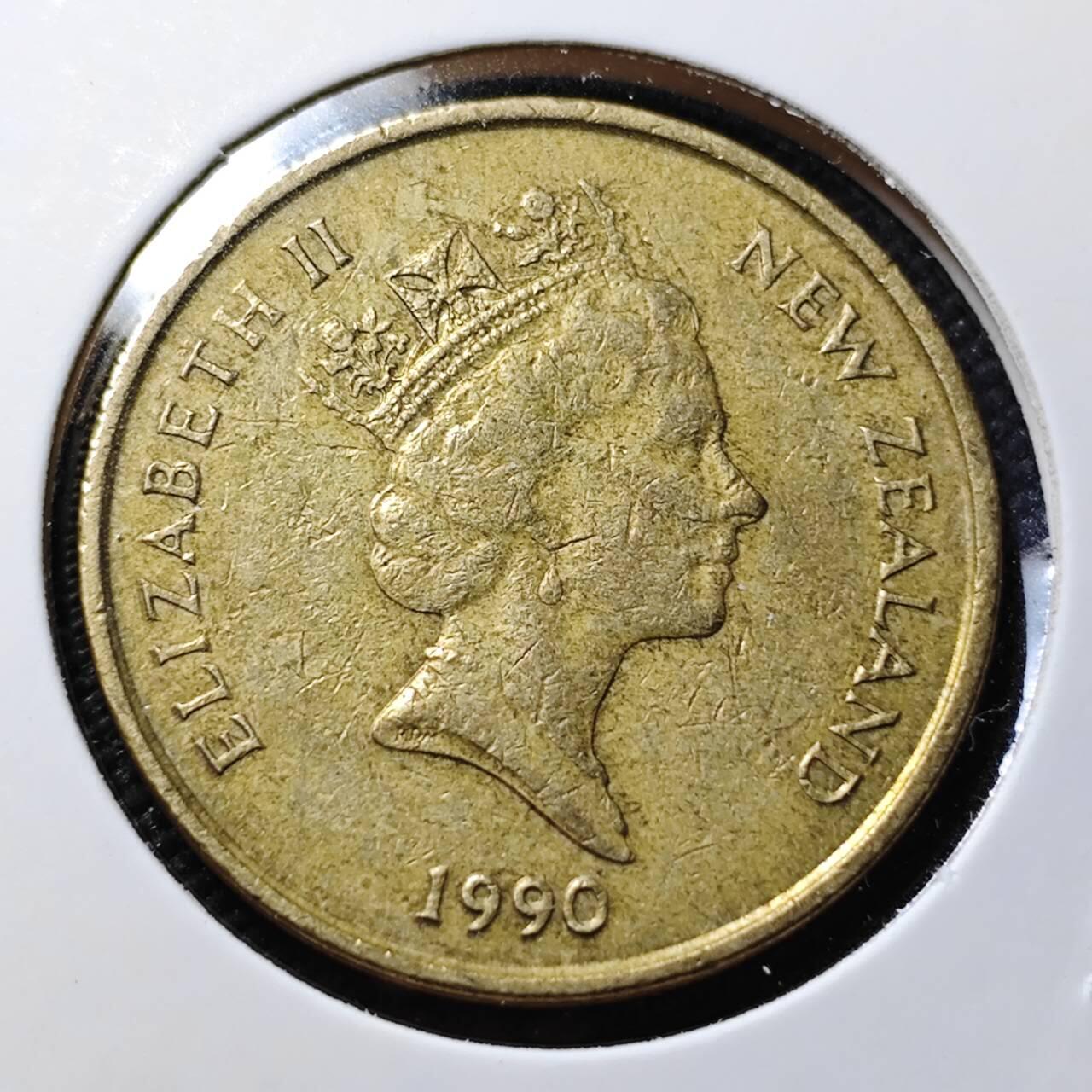 KK钱币收藏小铺   第402期 2月预留时间 周末发货  新西兰2元