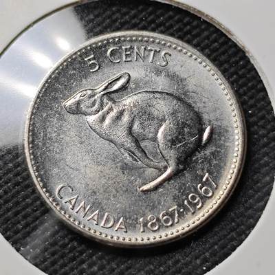 KK钱币收藏小铺   第401期 2月预留时间 周末发货 -  加拿大5分纪念币