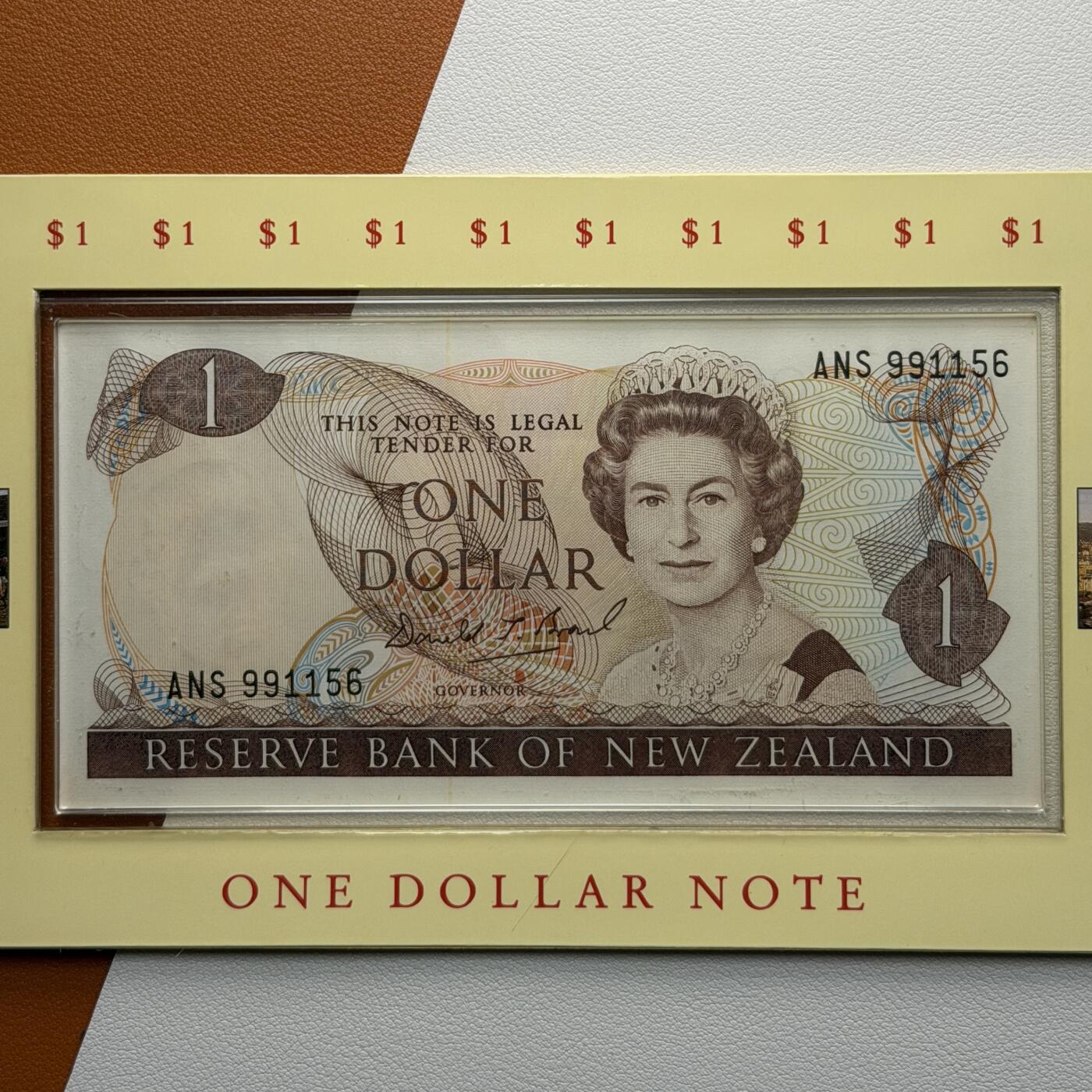 ＜星葵🌻钱币社＞硬币场·第71期·3月10日发货 新西兰1990年1元、2元硬币纸币套装〈纸币同号〉