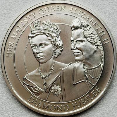 ＜星葵🌻钱币社＞硬币场·第71期·3月10日发货 - 库克群岛2012年女王登基钻石禧年1元克朗型纪念币