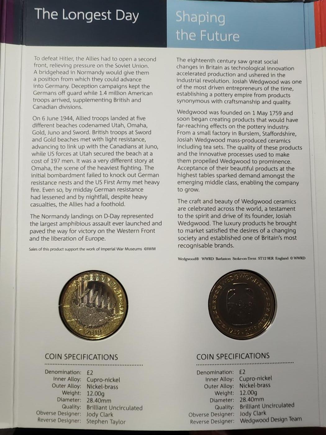 长老汇马年精选第七场拍卖  2019英国13枚普制套币卡装（2）