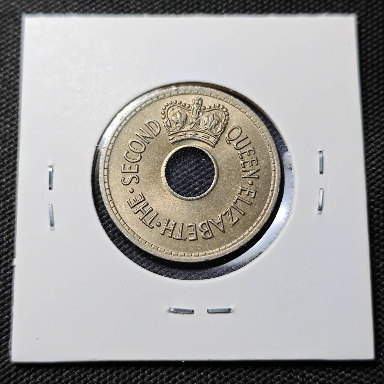 KK钱币收藏小铺   第401期 2月预留时间 周末发货  斐济1便士 好品