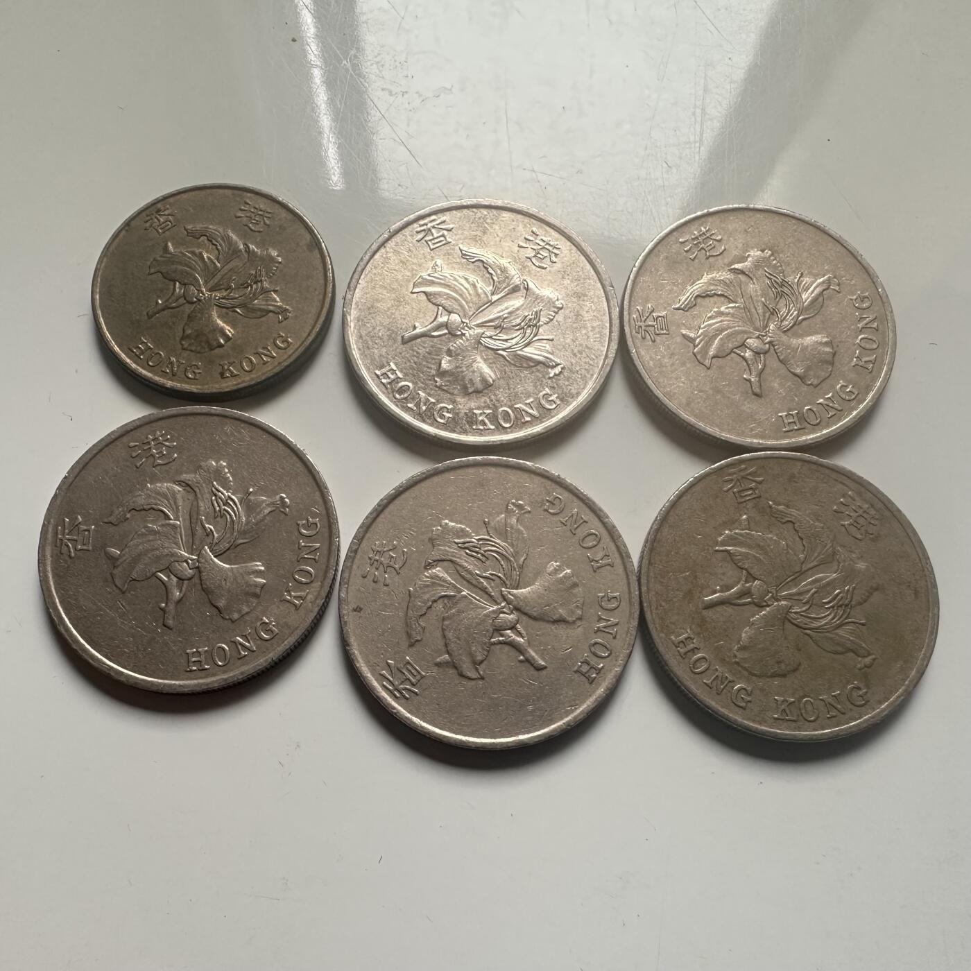 🌹外币初藏🌹🐯2026年第25场  每周二四六晚8️⃣点 接代拍 香港紫荆花六枚