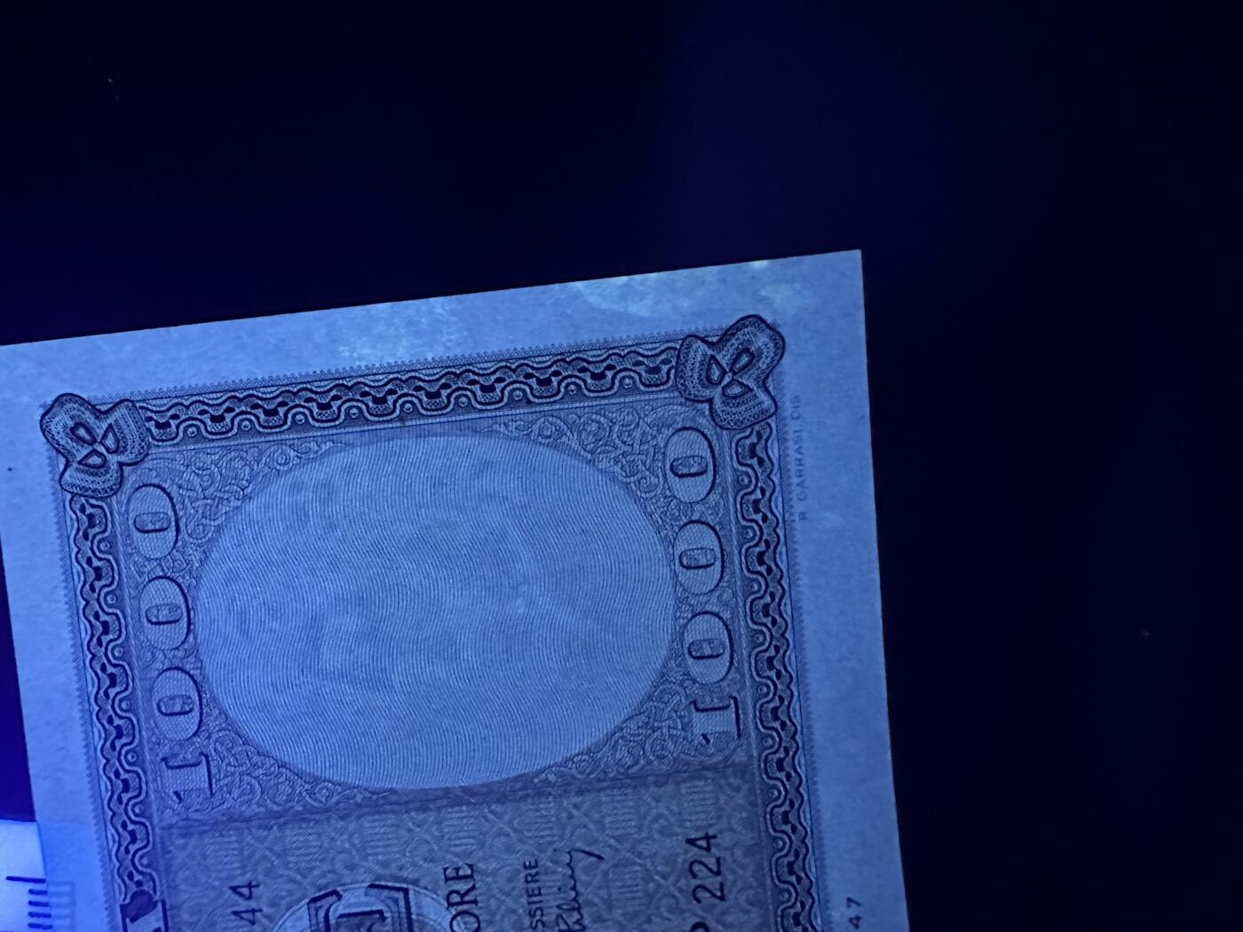 《外钞收藏家》第六百一十五期（畅拍场）（长期征集拍品、欢迎藏友们联系合作） 1947年意大利1000里拉 UNC-