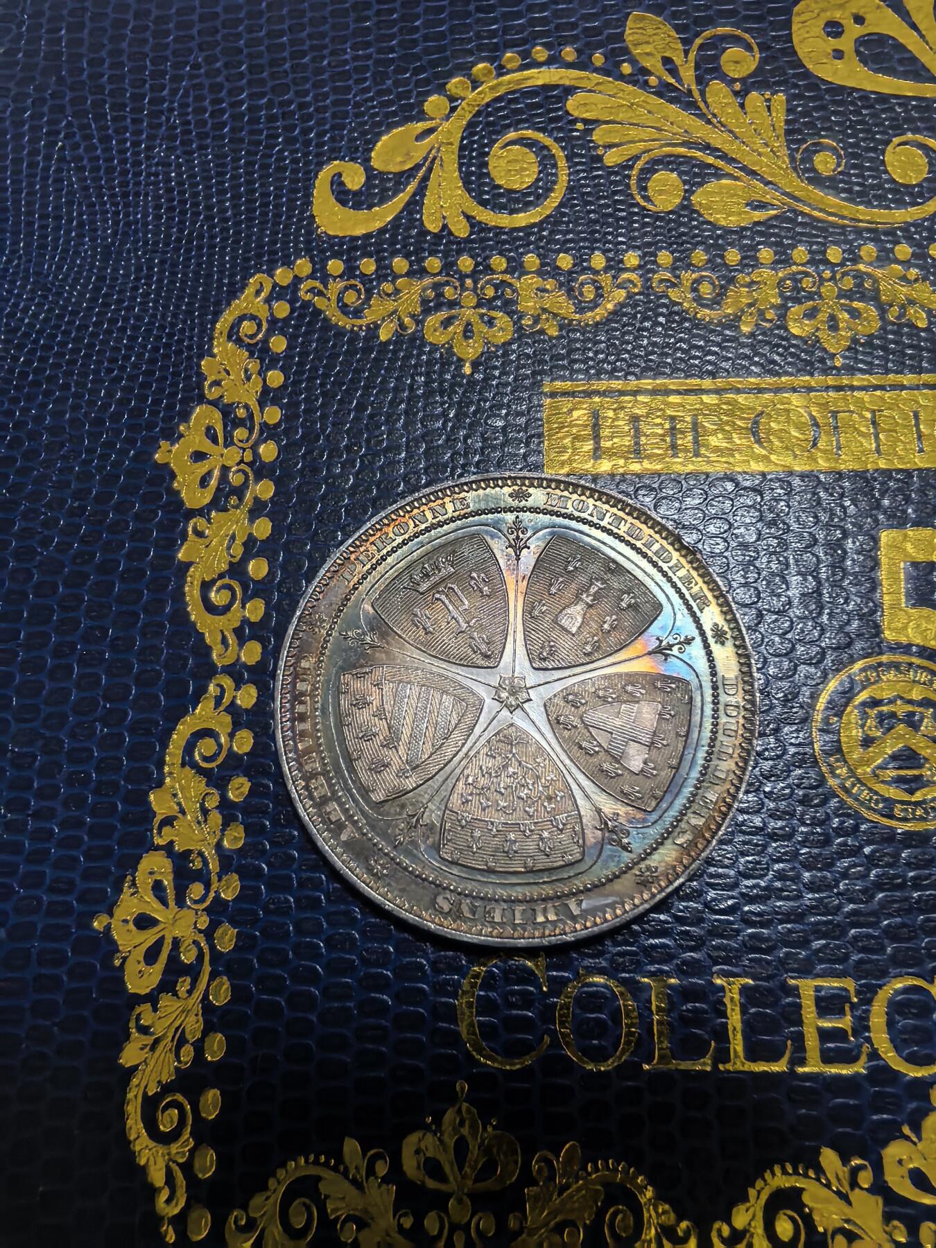 长老汇马年精选第七场拍卖 1861法国银章，18,8克，36MM，环彩