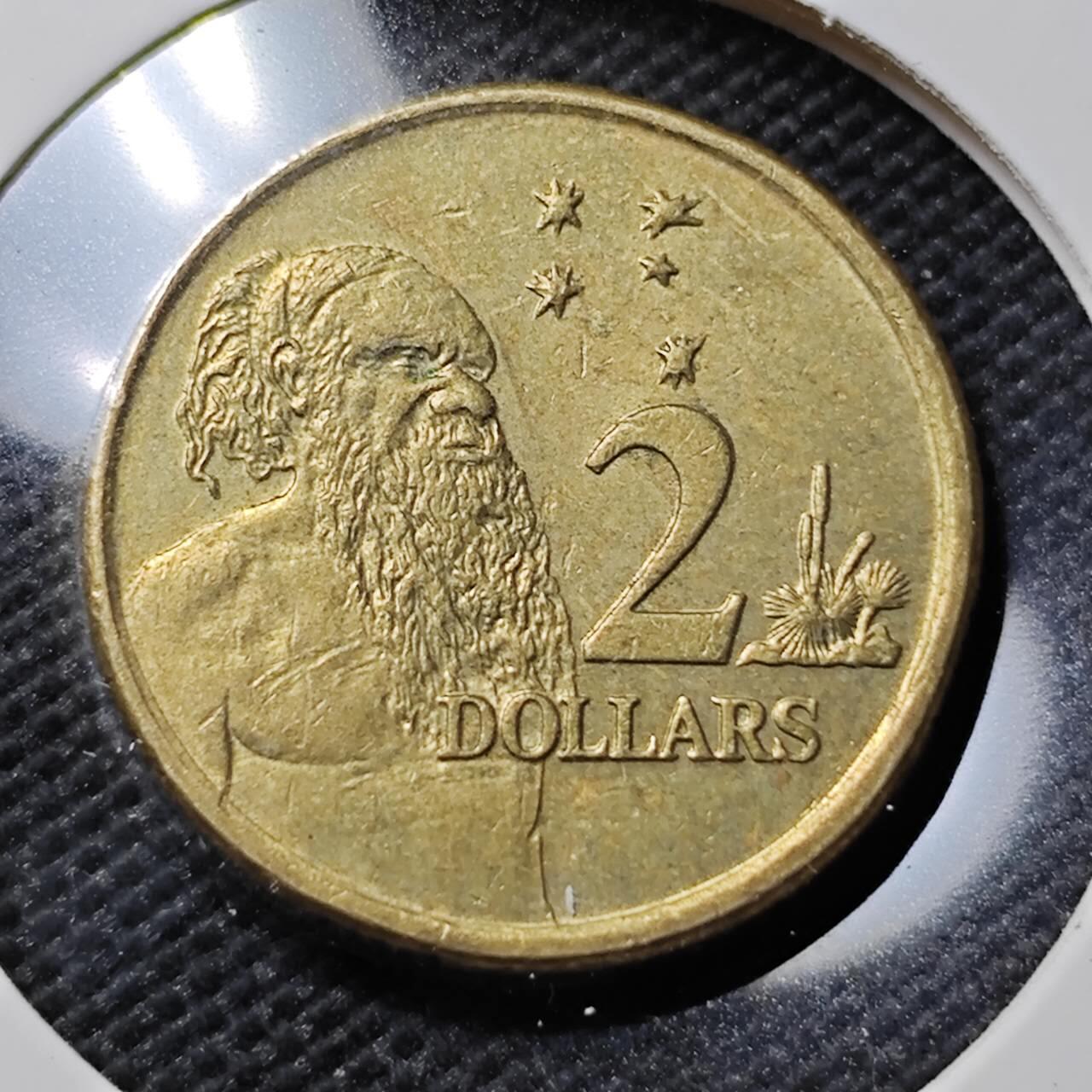 KK钱币收藏小铺   第402期 2月预留时间 周末发货  澳大利亚2元