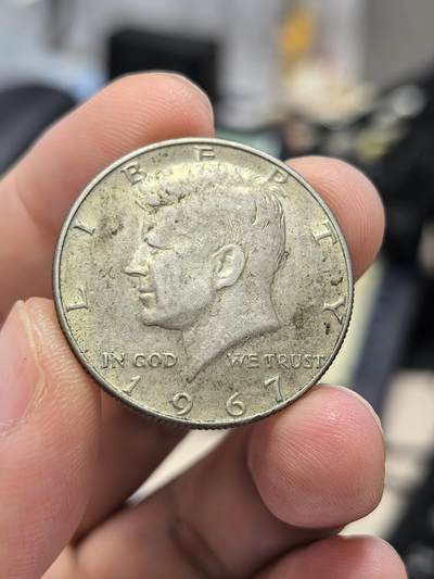 博洋堂世界钱币拍卖第163期（全场包邮） - 美国1967年肯尼迪半美元银币