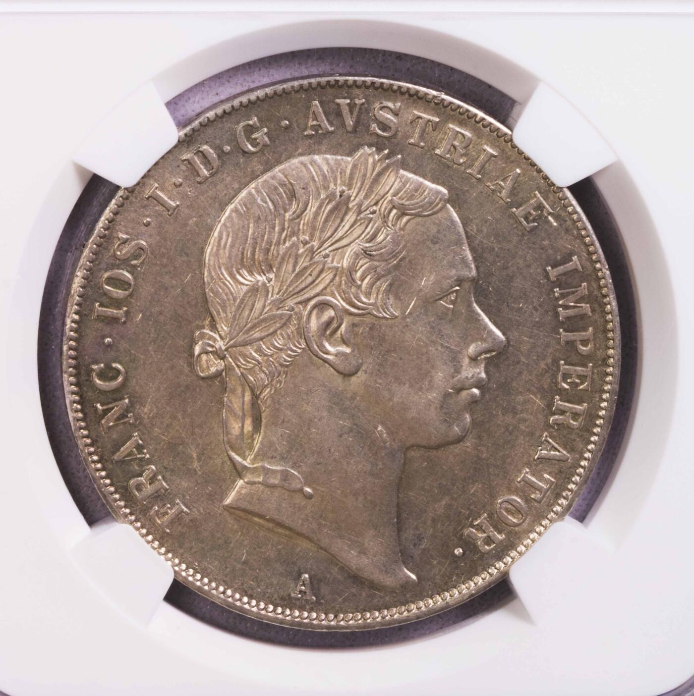 NGC-MS62 1853奥地利弗朗茨约瑟夫1泰勒大银币