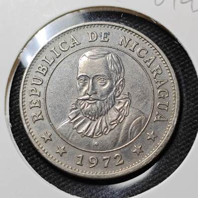 KK钱币收藏小铺   第401期 2月预留时间 周末发货 -  1972尼加拉瓜1科多巴