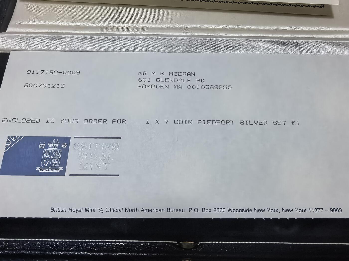 长老汇马年精选第七场拍卖 1983-1989英国1英镑精制加厚银币套装，133克925银，盒证全，500套