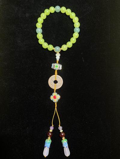 古钱币十八子手持念珠手串-祥符元宝 - 古钱币十八子手持念珠手串-祥符元宝