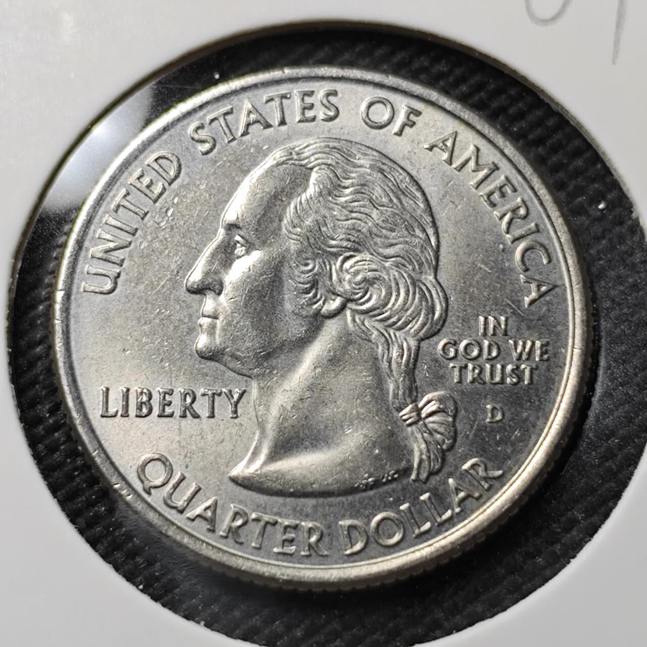 KK钱币收藏小铺   第401期 2月预留时间 周末发货  美国25分纪念币