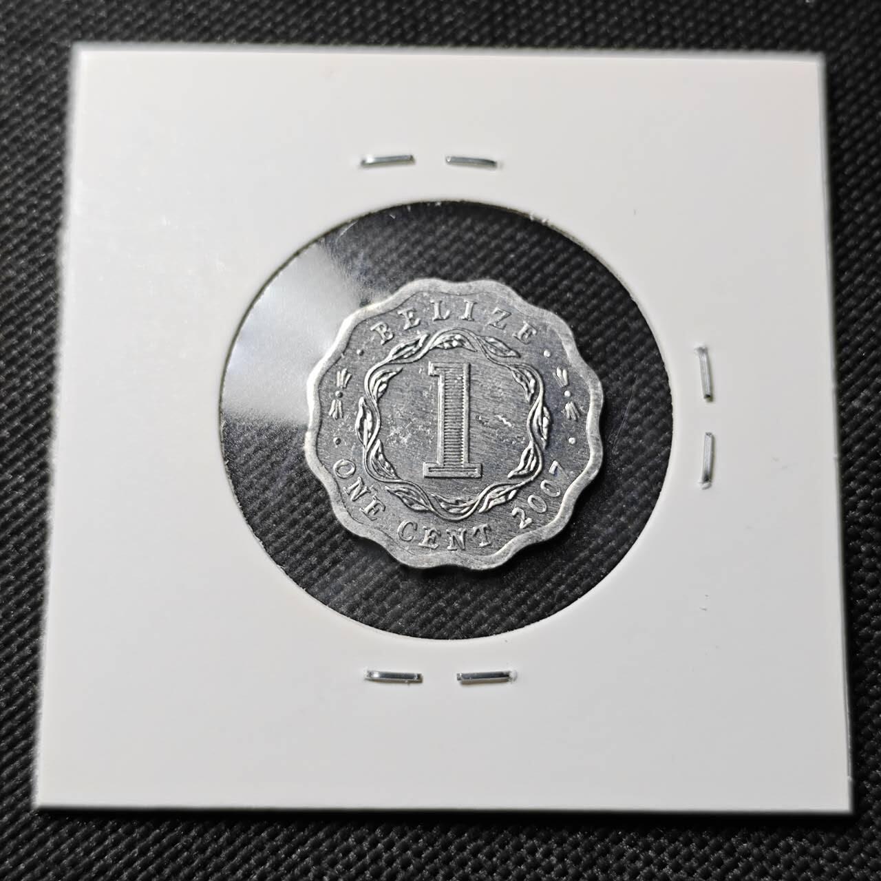 KK钱币收藏小铺   第401期 2月预留时间 周末发货  伯利兹1分