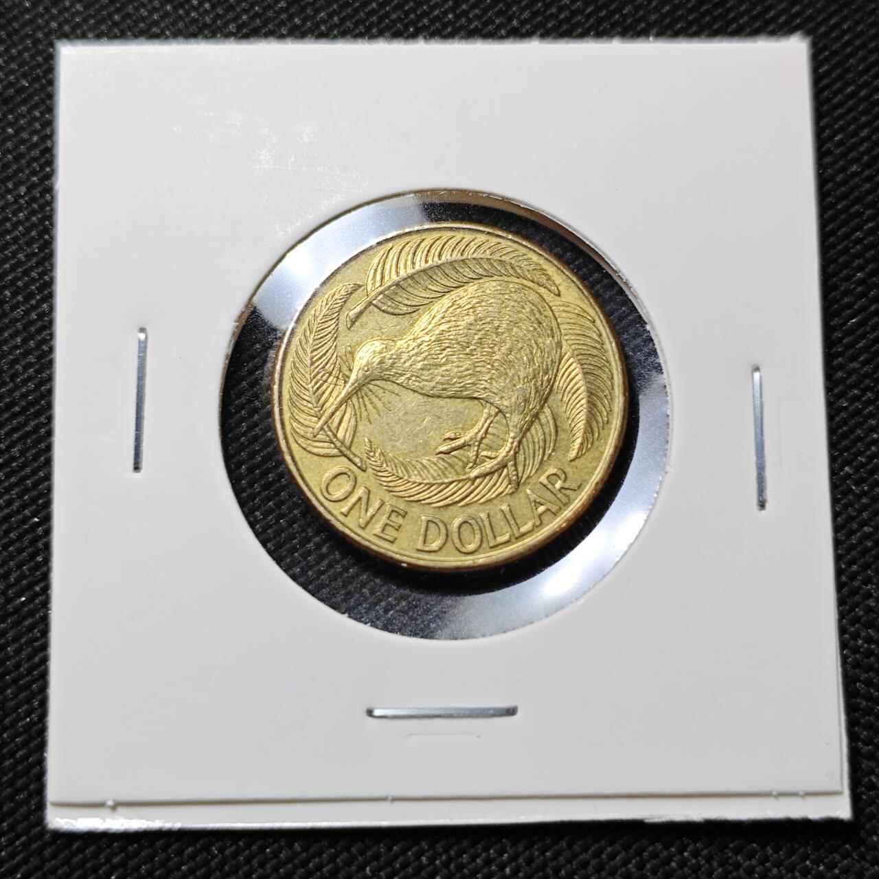 KK钱币收藏小铺   第401期 2月预留时间 周末发货  新西兰1元