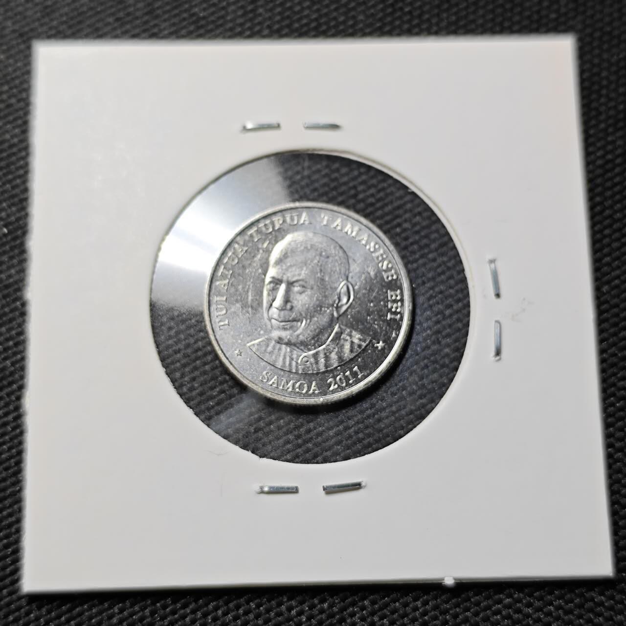 KK钱币收藏小铺   第402期 2月预留时间 周末发货  萨摩亚10分 好品