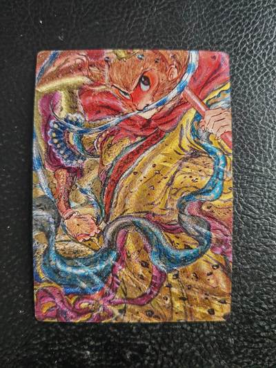 阳大大卡牌拍卖第103期（持续收拍品，周五晚上九点截拍，进群福利早知道） - 【三娘】昆仑万象 权迎东手绘拓印 齐天大圣