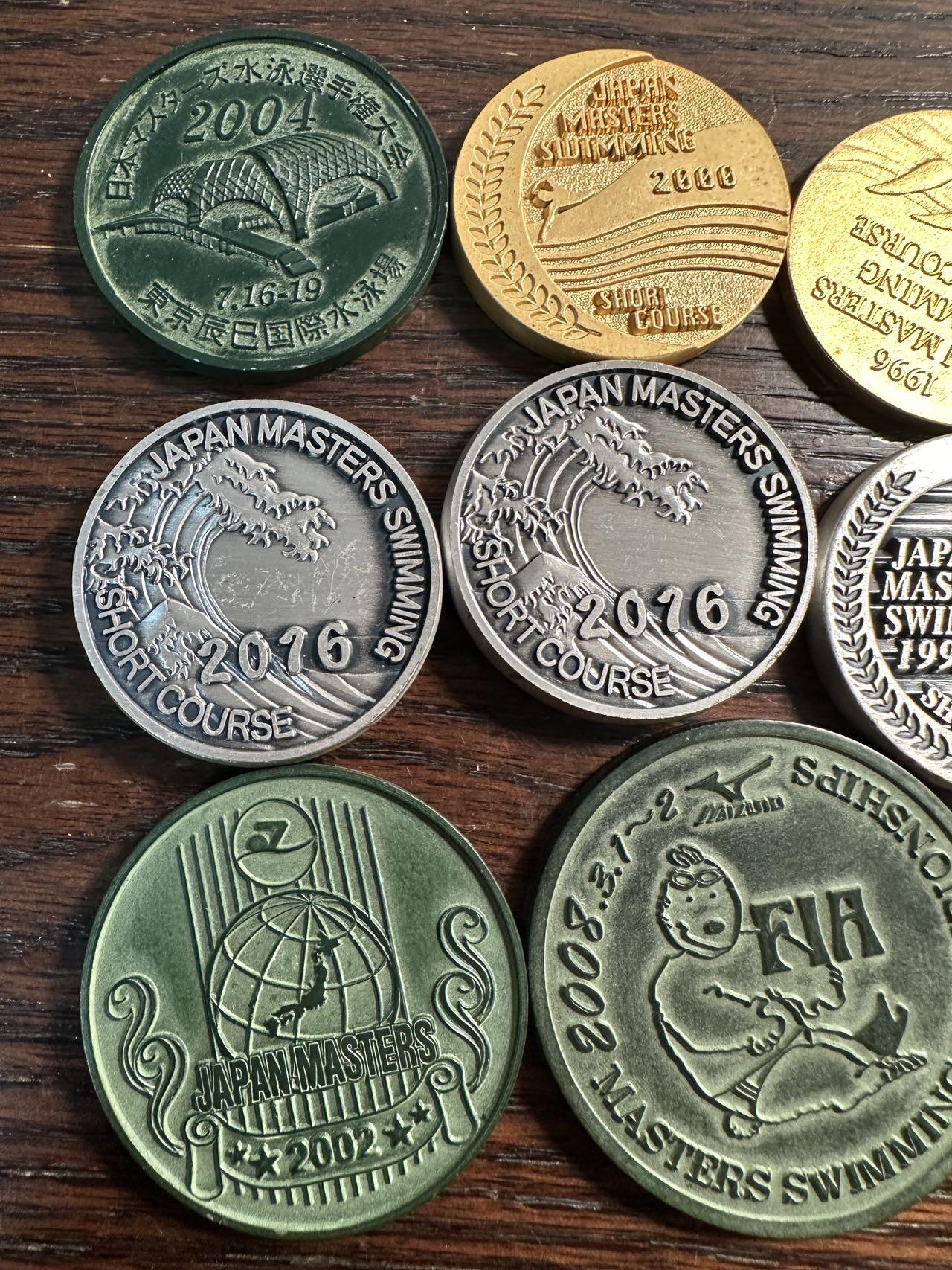 蒂克钱币-第59场 日本企业章 徽章拍卖 日本比赛纪念章11枚 总重460g