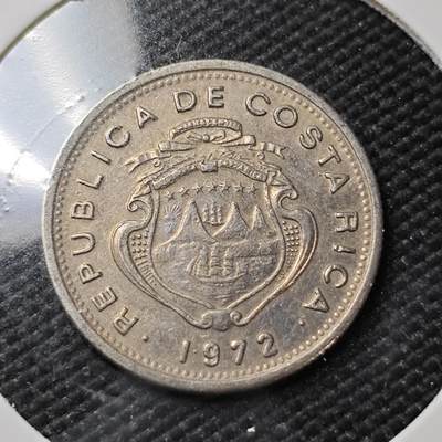 KK钱币收藏小铺   第401期 2月预留时间 周末发货 -  1972哥斯达黎加10分