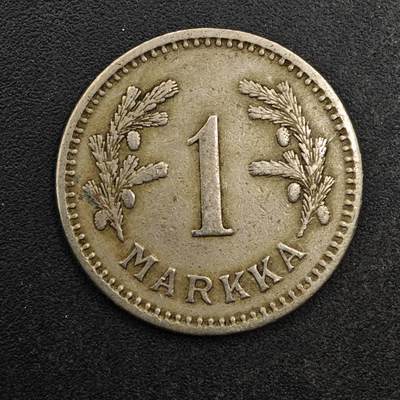 【淘币小摊】实时拍第八百七十七拍   散币场    每周一统一发货 - 芬兰1928年1马克镍币