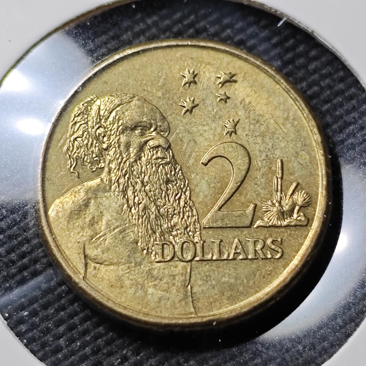 KK钱币收藏小铺   第402期 2月预留时间 周末发货  澳大利亚2元
