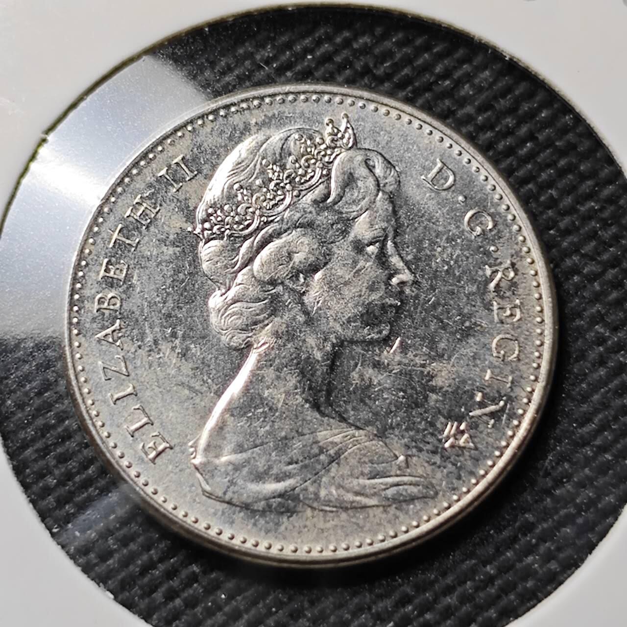 KK钱币收藏小铺   第401期 2月预留时间 周末发货  加拿大5分纪念币