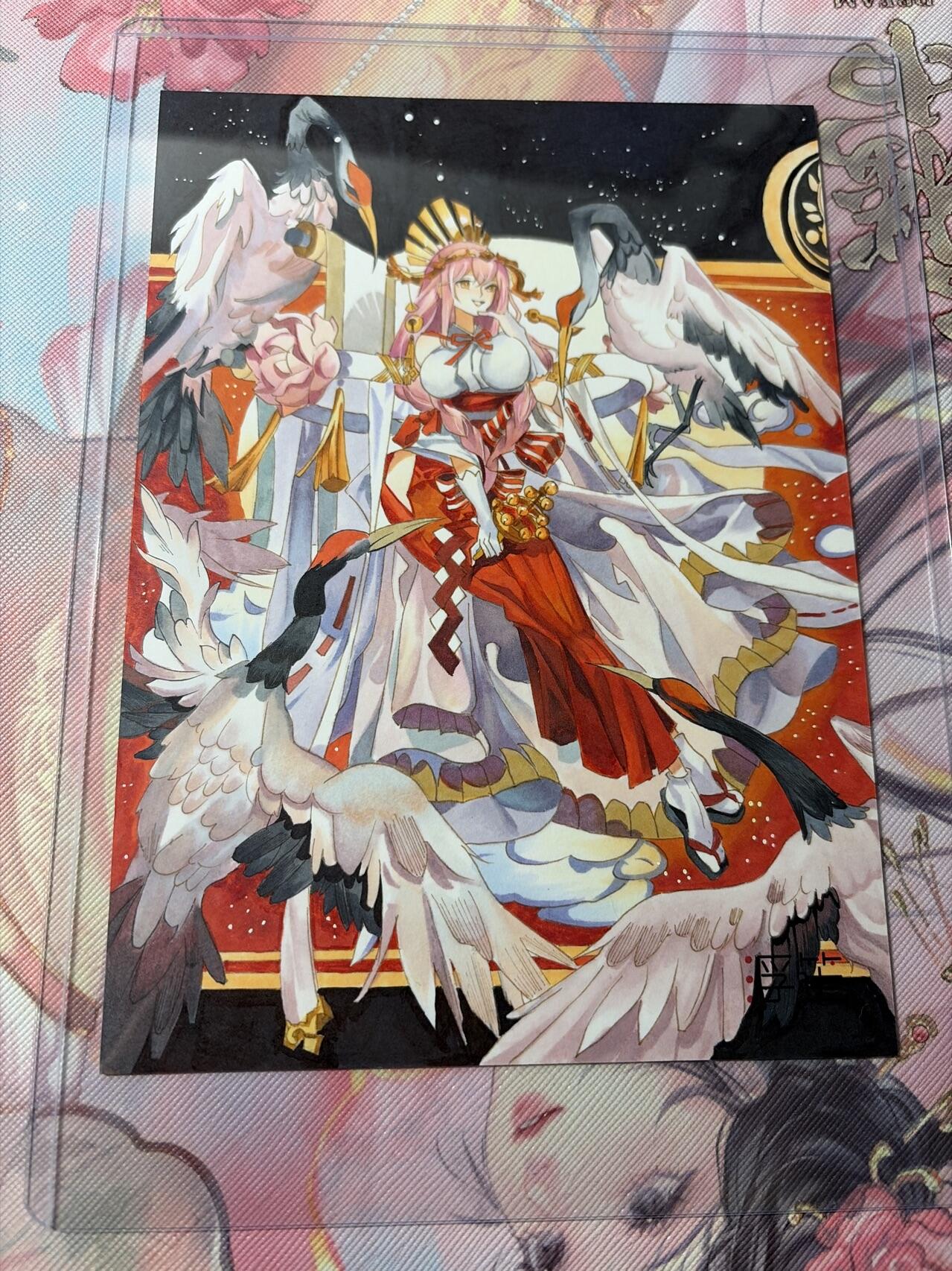 麦趣喜第三场 手绘专场 (3月13号周五晚上23点截拍，专注买家市场，福利拉满)  浮笙工作室 B6大小动漫手绘 带硬壳保护夹 125MM*176MM