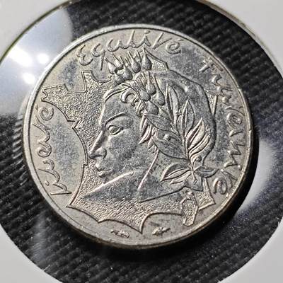 KK钱币收藏小铺   第402期 2月预留时间 周末发货 -  法国10法郎纪念币