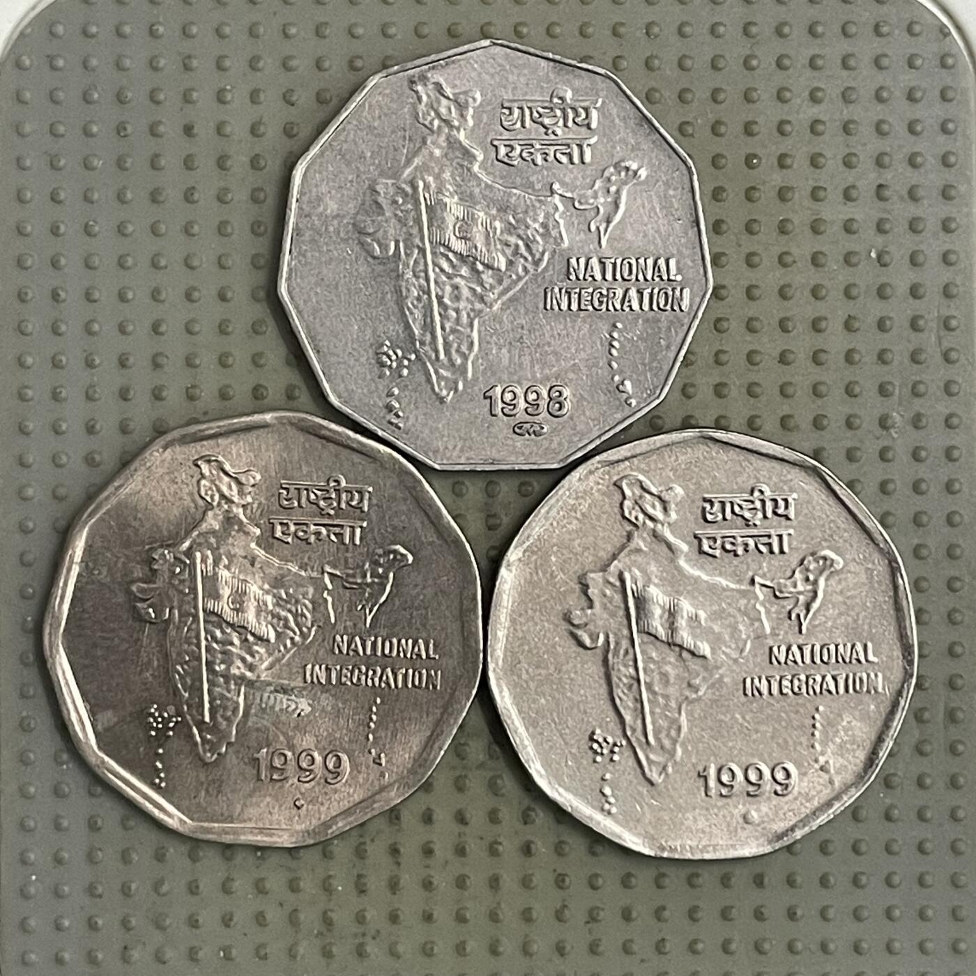 2026年第31场各国散币拍卖（总第181场） 印度2卢比3枚