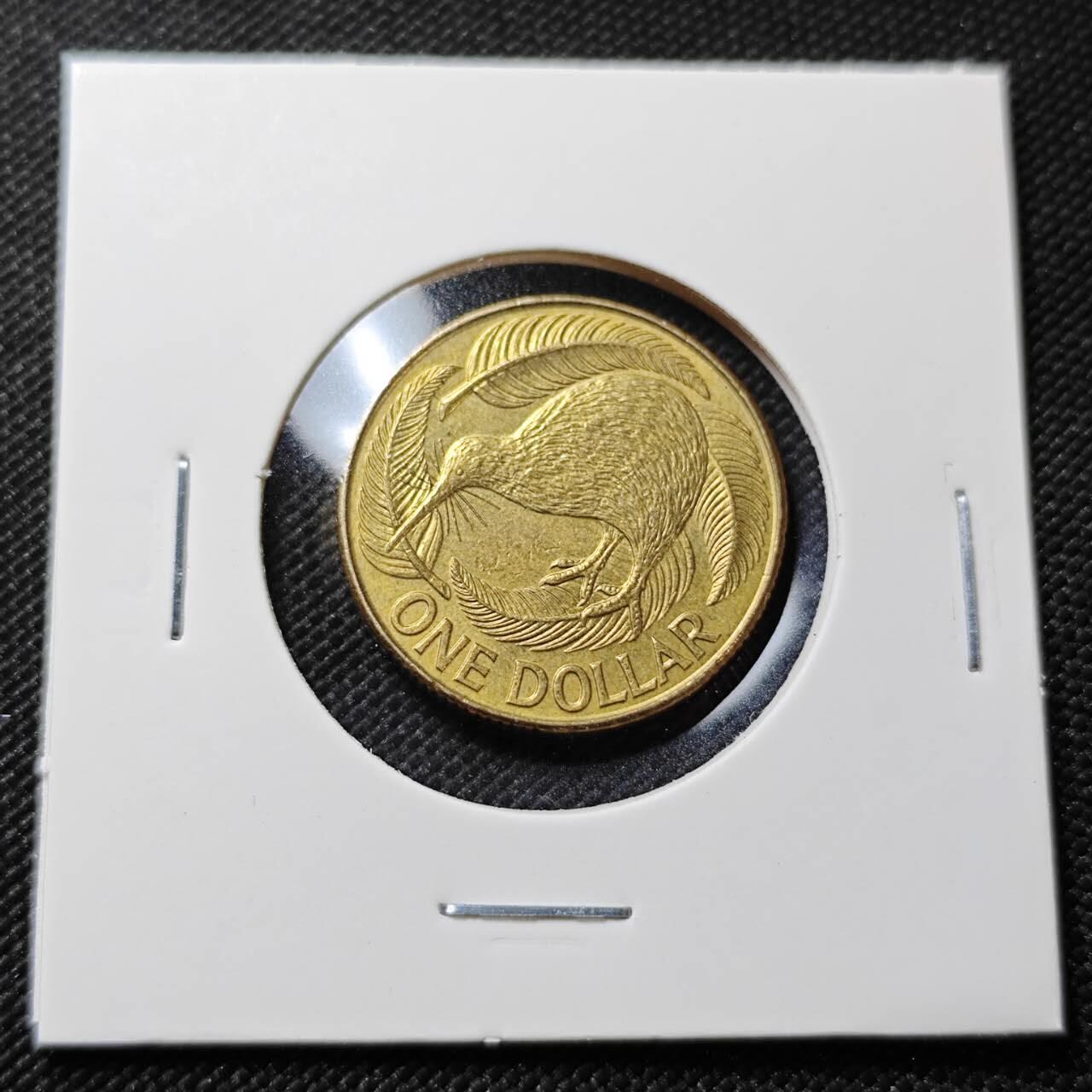 KK钱币收藏小铺   第403期 2月预留时间 周末发货  新西兰1元