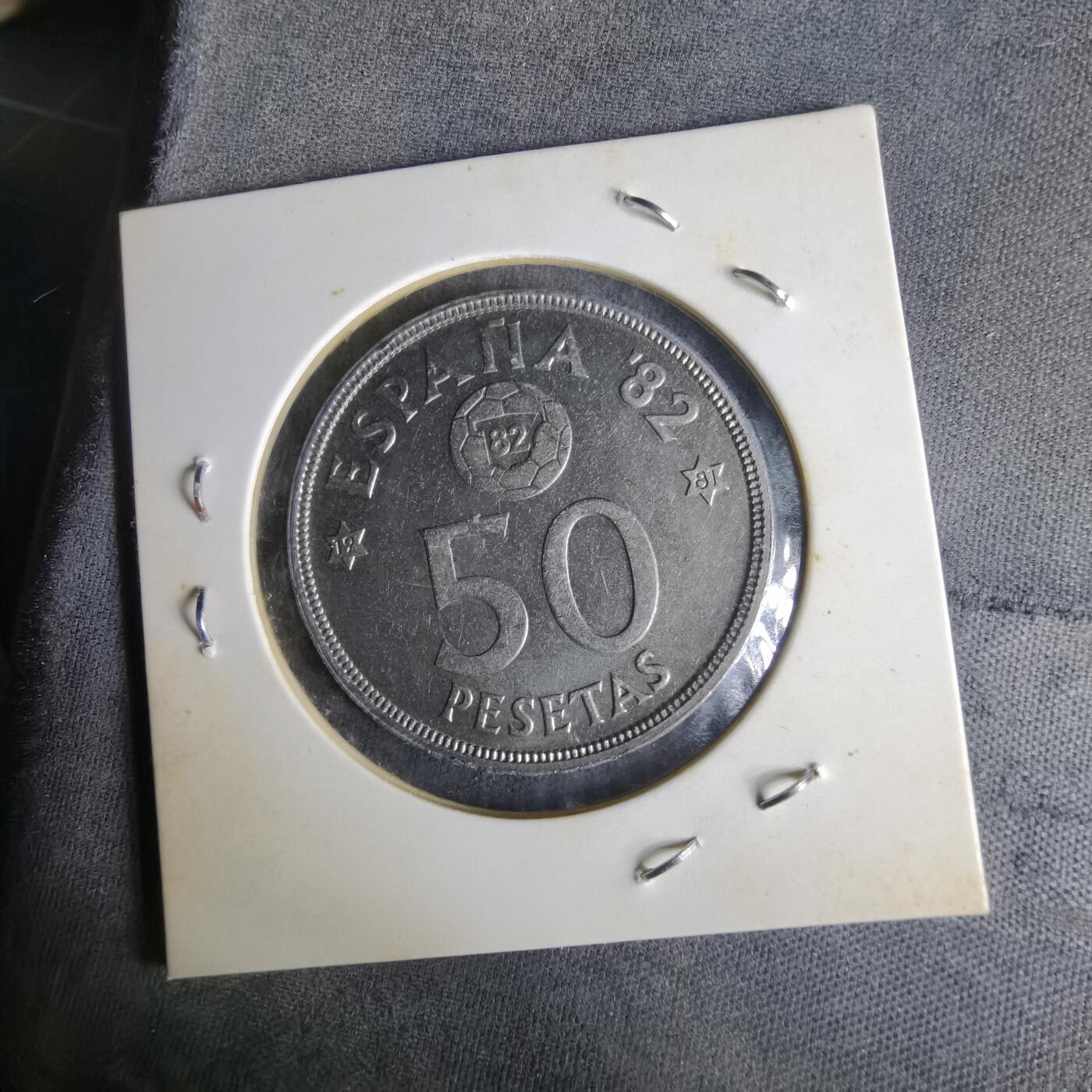 沼泽如烟--第1014场 西班牙50比塞塔纪念币