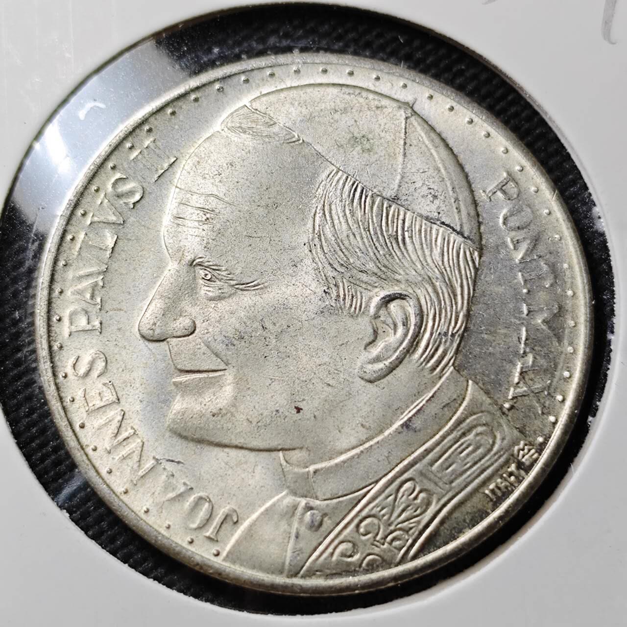 KK钱币收藏小铺   第403期 2月预留时间 周末发货 梵蒂冈教皇度银章