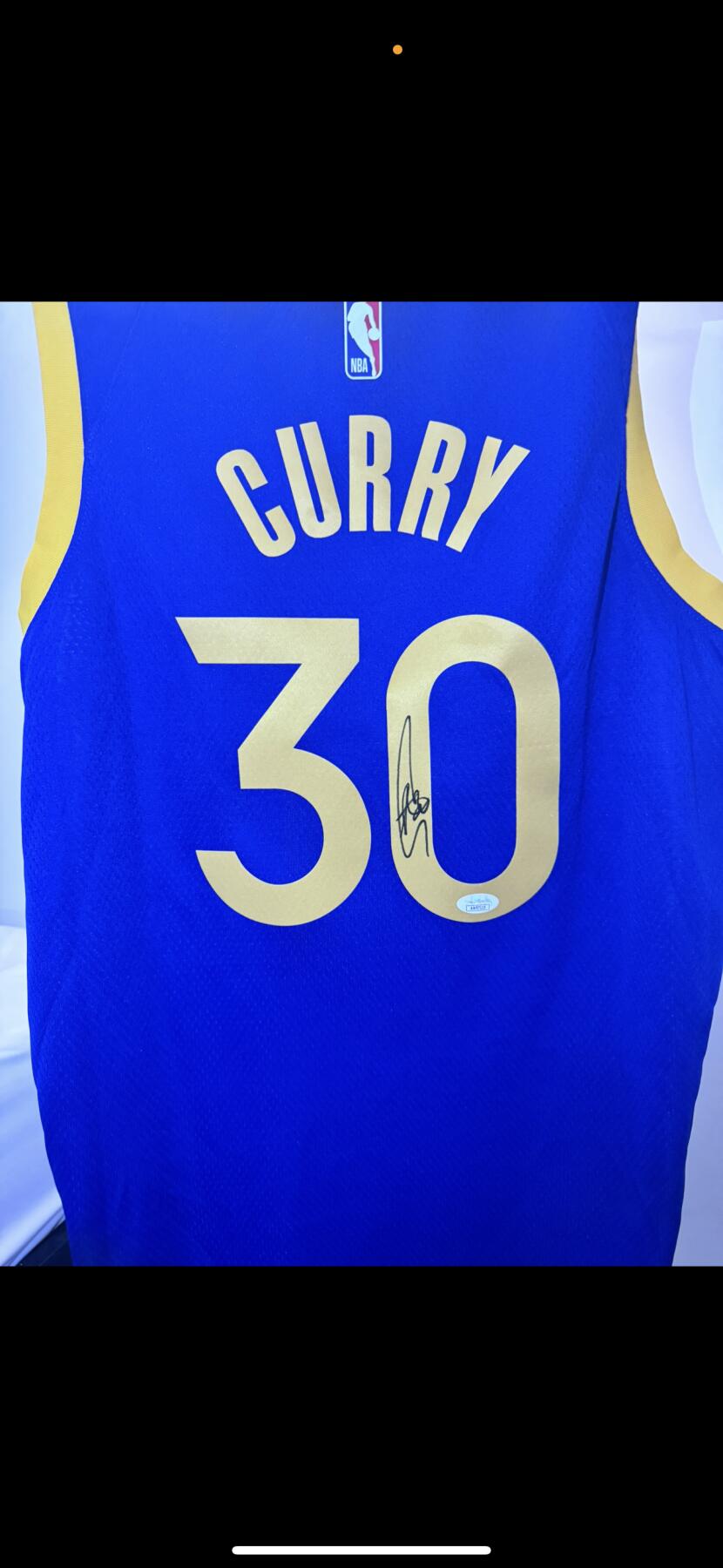 NBA正版JSA签名球衣