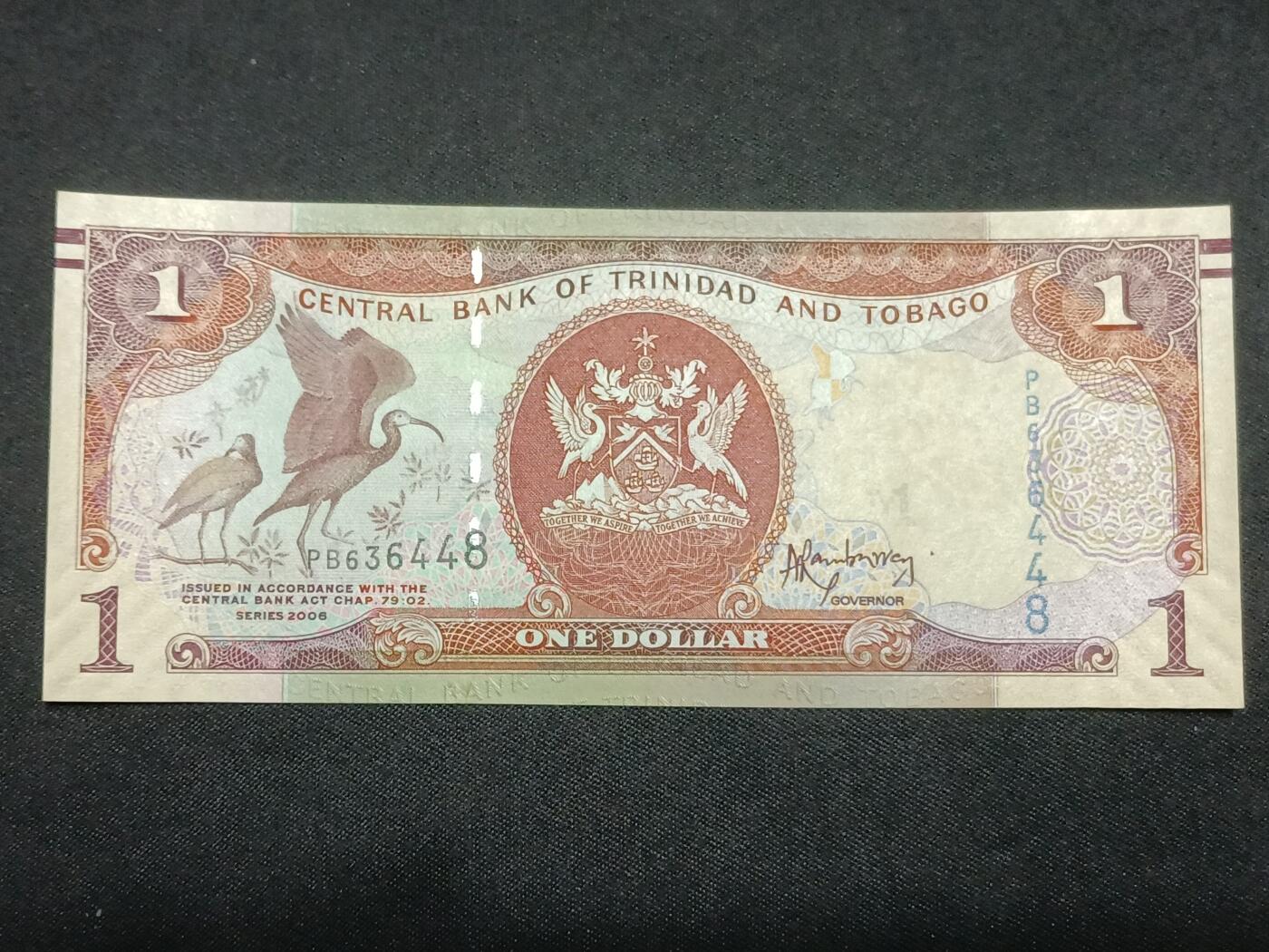 【游宝拍卖】丙午马年第8期 特立尼达和多巴哥-1元【2006年 全新UNC】