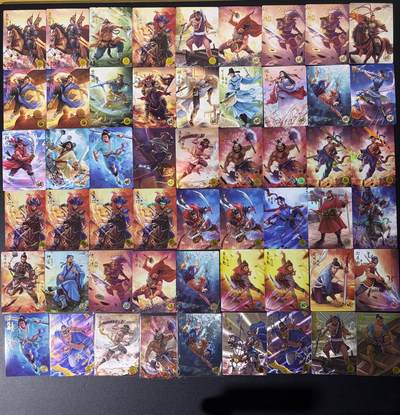 NO.26 好又多金牌大场，夯爆了的马年开门红！每周一站式配齐，方便凑单！（周6晚9点截拍，卖家免费送拍！） - 大卡道 道义水浒 散卡 四工艺 普卡21张 + 彩闪25张 + 粗闪14张 + 流沙粗闪4张