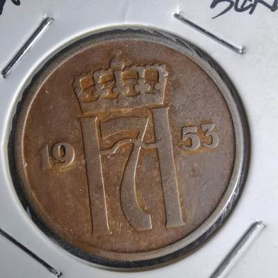 沼泽如烟--第1014场 - 挪威1953年5欧尔