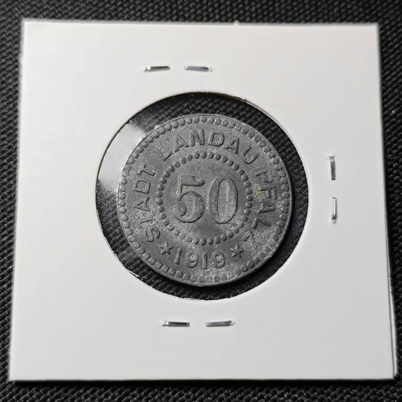 KK钱币收藏小铺   第402期 2月预留时间 周末发货  1919德紧50芬尼