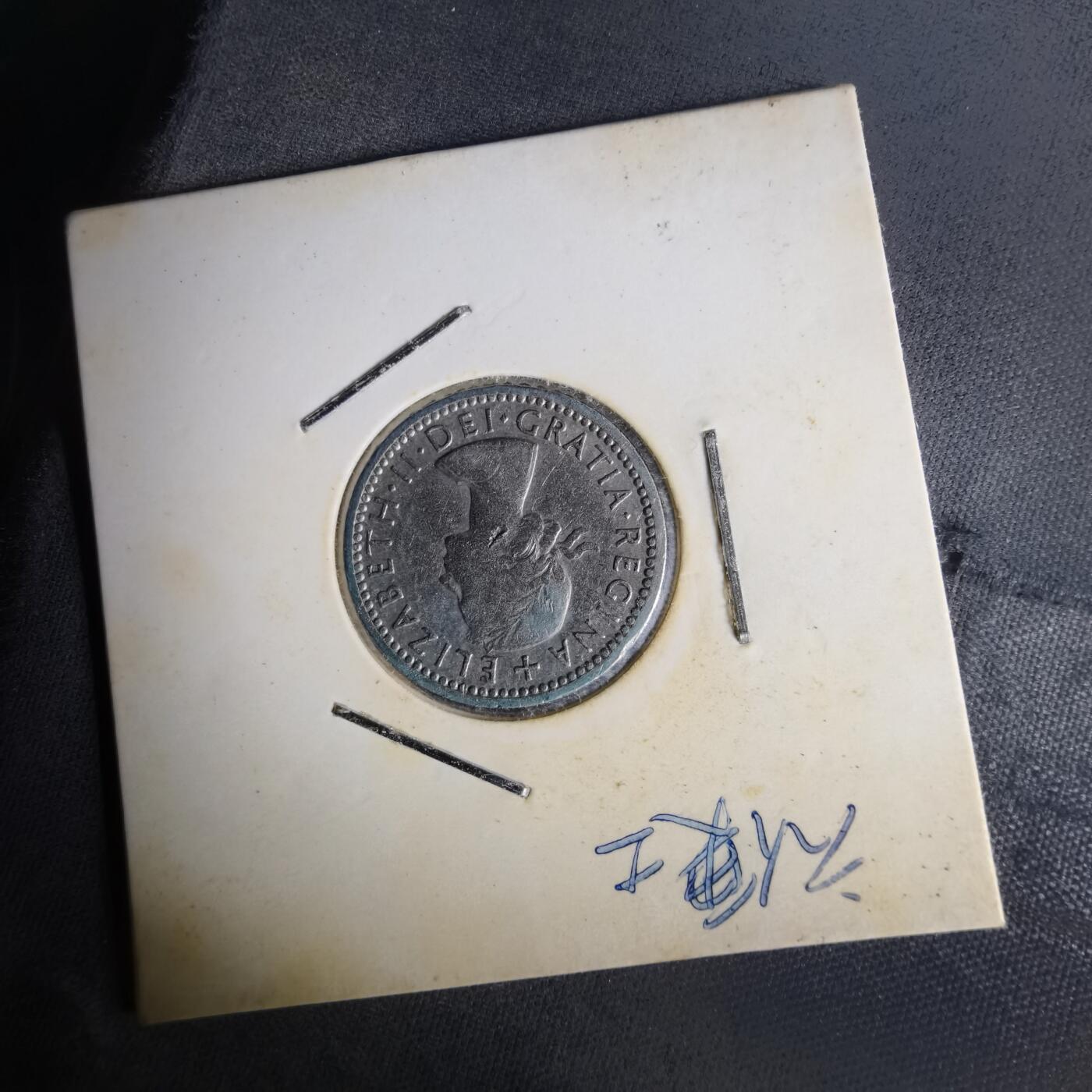 沼泽如烟--第1014场 英国1955年6便士