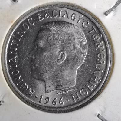 沼泽如烟--第1014场 - 希腊1966年2德拉克马