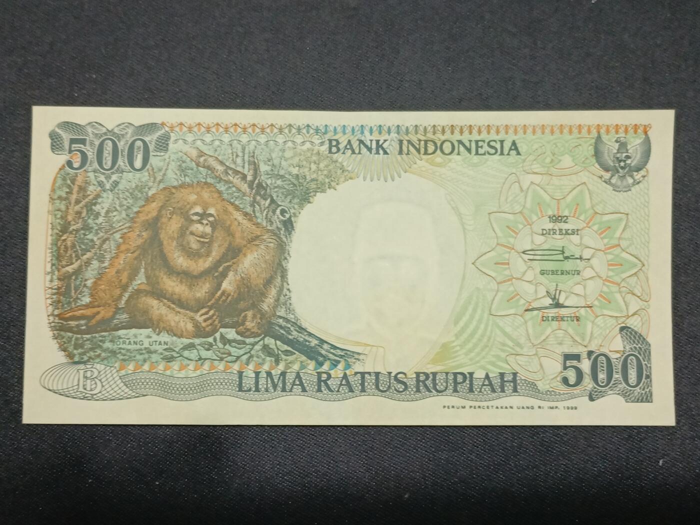【游宝拍卖】丙午马年第8期 印尼-500卢比【1999年 全新UNC】