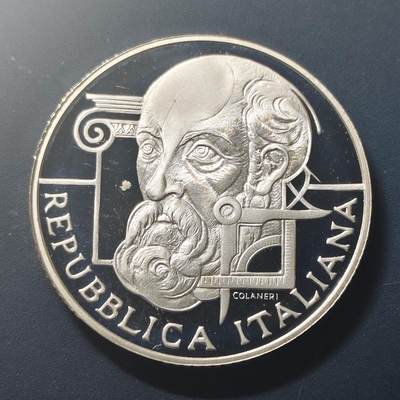 【全场包邮】纯粹捡漏拍511场 - 意大利2008年10欧元建筑师帕拉迪奥诞生500周年精制纪念银币【34毫米22克92.5%】