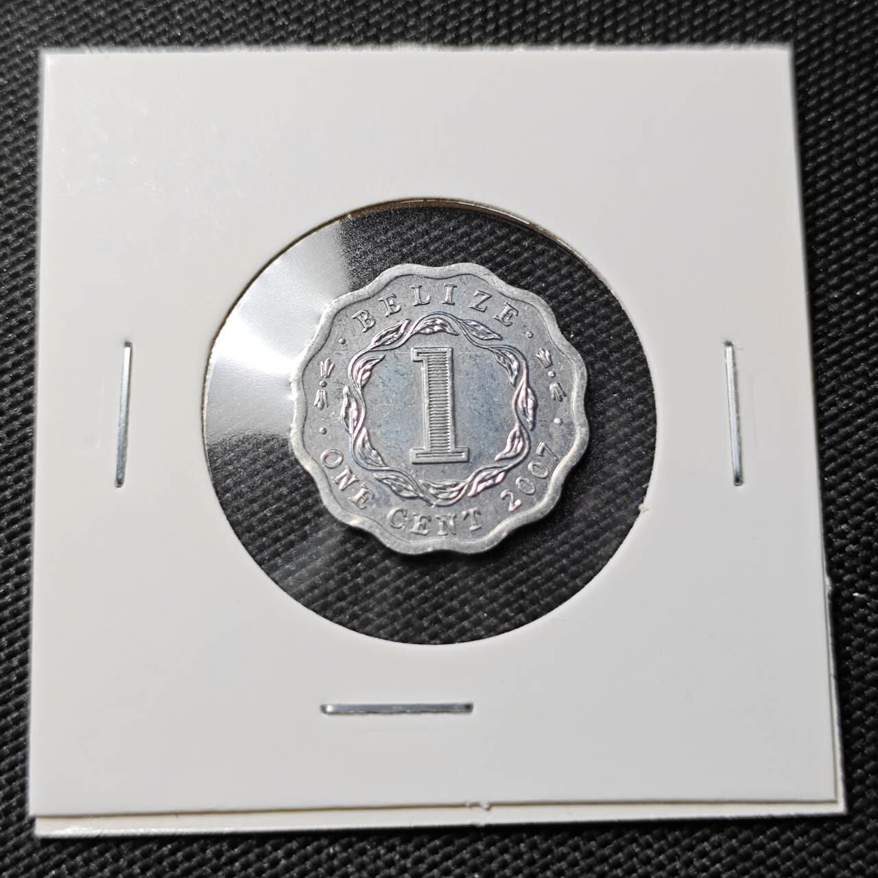 KK钱币收藏小铺   第402期 2月预留时间 周末发货 伯利兹1分 